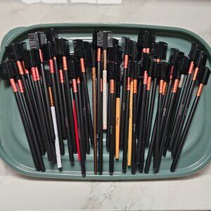 40 Lash & EyeBrow Makeup Brushes